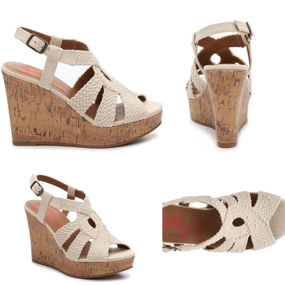 NEW Jellypop “Fraisia” Wedge Sandle